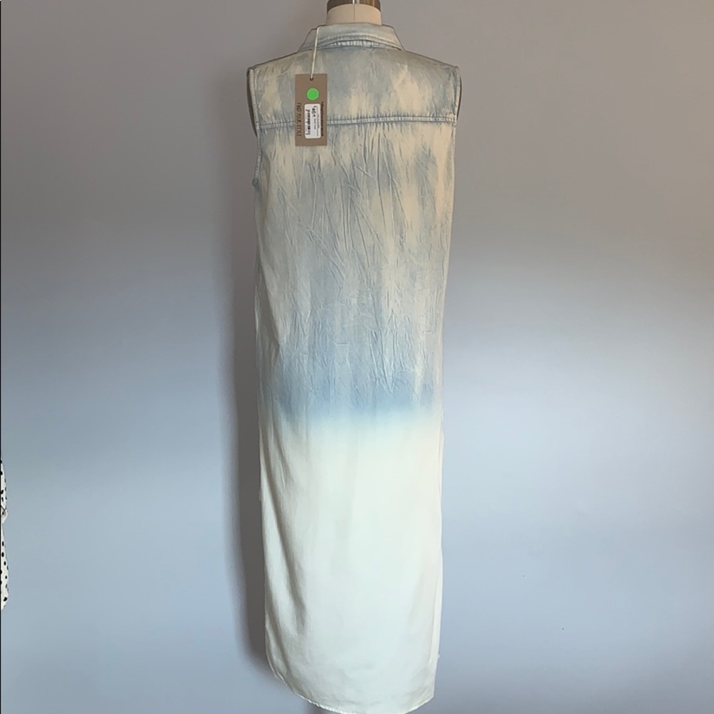 NWT! POL Denim Ombré Sleeveless Dress! - Picture 2 of 5